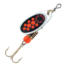 Блесна вращающаяся Mepps Black Fury 0 Silver/Orange