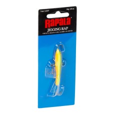 Балансир Rapala Jigging Rap 70мм, 18гр, цвет (BYR) с тройником
