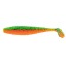 Виброхвост несъедобный Helios Trofey 5.5"/14см Pepper Green & Orange 50шт. (HS-25-018-N)