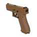 Пистолет пневматический Umarex Glock 19X калибр 4,5мм (метал, цвет песок, blowback, pellet)