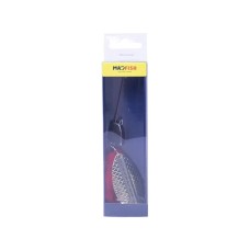 Блесна вращающаяся MADFISH Super Pike №4, 24гр, цвет (Gold-red-dot)