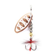 Блесна вращающаяся Lucky John Shelt Blade Tungsten Body №4, 20гр, цвет (007)