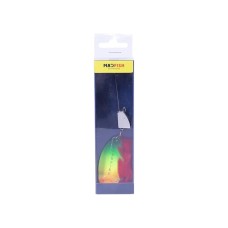 Блесна вращающаяся MADFISH Super Pike №4, 24гр, цвет (Rainbow)