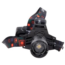 Фонарь на голову светодиодный аккумул. LED CREE XHP50 реж. с индикатором уровня заряда батареи USB порт ЗУ