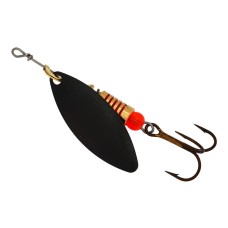 Блесна вращающаяся Mepps Aglia Long №2, 7гр, цвет (Black) черный