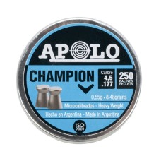 Пуля пневматическая APOLO "Champion", для винтовки, 4.5 0,55 гр. (250 шт.)
