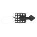 Груз-кормушка металлическая X-FEEDER ME BULLET ARROW S PERFO 080 г (20 мл, цвет Matt Black, перфорированная сетка)
