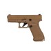 Пистолет пневматический Umarex Glock 19X калибр 4,5мм (метал, цвет песок, blowback, pellet)