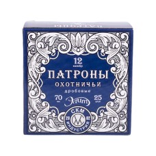 СКМ Патрон охотничий 12/70, №5 33 гр. б/к "Элит" (п. Импорт) ( в пачке 25 шт.)