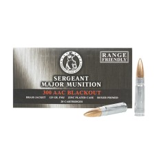 Патрон нарезной ТПЗ 300ААС Blackout  FMJ 8,1гр/125gr, ст.оц/об.лат(20шт.)