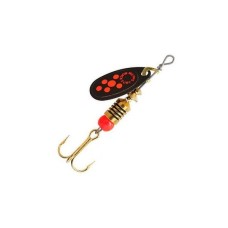 Блесна вращающаяся Mepps Black Fury 0 Black/Orange
