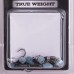 Мормышка вольфрам "TRYE WEIGHT" "Кошачий глаз" подвес d2,0 голубой (10шт)