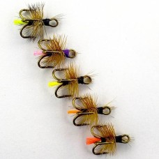 Мушка сухая Искорка №14 на тройнике (Mustad) (50шт)