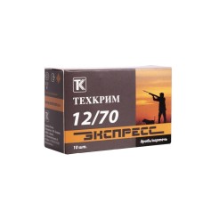 Патрон Техкрим 12/70 Экспресс №7 (в упаковке 10 шт) (в коробке 240 шт.)