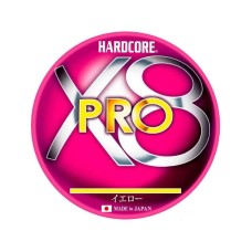 Пл.шн. Duel PE Hardcore X8 200m Yellow #0.6 (0.132mm) 5.8kg