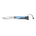 Нож Opinel Specialists Outdoor №08, клин. 8,5см, нерж.сталь, рук. пл., св-ок, синий/серый 4 шт/уп