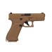 Пистолет пневматический Umarex Glock 19X калибр 4,5мм (метал, цвет песок, blowback, pellet)