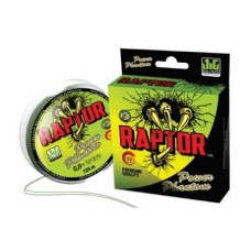 Шнур Power Phantom Raptor PE, 135м, зеленый fluo #0,8, 0,14мм, 9,5кг