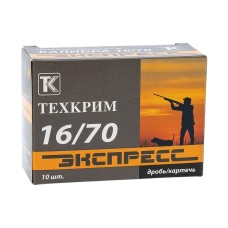 Патрон Техкрим 16/70 Экспресс №5 (в упаковке 10 шт) (в коробке 260 шт.)