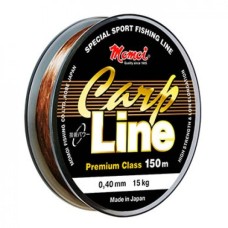 Леска монофиламентная Momoi Carp Line 0.19мм/150м, 4,0кг, коричневая