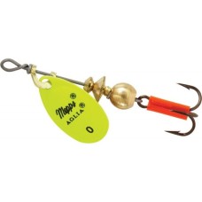 Блесна вращающаяся Mepps Aglia Fluo, 0, Chartreuse