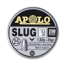 Пуля пневматическая APOLO "Slug", для винтовки, 5,5 1.62 гр. (250 шт.)