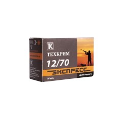 Патрон Техкрим 12/70 Экспресс №0 (в упаковке 10 шт) (в коробке 240 шт.)