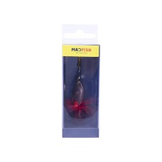 Блесна вращающаяся MADFISH Aglia №2, 4,5гр, цвет (Copper-red-dot)