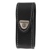 Чехол Victorinox кожаный черный с застежкой 91 mm