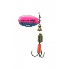 Блесна вращающаяся Mepps Aglia FLUO MICROPIGMENTS Trout, 2 Rainbo
