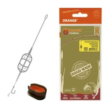 Оснастка карповая ORANGE #41 Classic Flat Method Leadcore, для бойла, 40 гр., в уп. 1 шт.