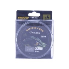 Шнур плетеный Tirana X4 PE 150м, d0,14 (green)