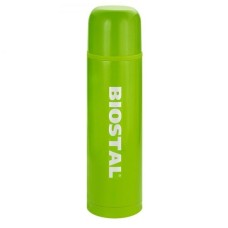Термос BIOSTAL у/г с кноп.цветной зеленый NB-750 C-G