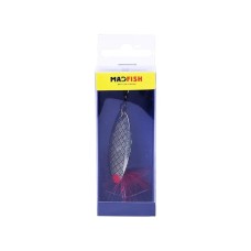 Блесна вращающаяся MADFISH Aglia Long №3, 11,5гр, цвет (Gold-red-dot)