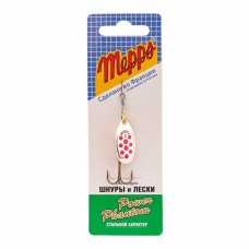 Блесна Mepps Aglia PTS 2 silver/red dots 4,5г