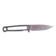 Нож Kizlyar Supreme Sturm Mini, клинок AUS-8 Stonewash, кожаный чехол