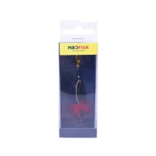 Блесна вращающаяся MADFISH Aglia №2, 4,5гр, цвет (Gold-red-dot)