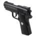 Пистолет пневматический Colt Defender (чёрный с чёрными пластиковыми накладками)