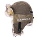 Шапка ушанка Huntsman Канада (цв. хаки, тк. Finlandia) р. 56-58