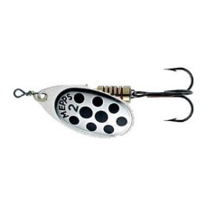 Блесна Mepps Aglia PTS 1 silver/black dots