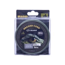 Шнур плетеный Tirana X4 PE 150м, d0,34 (green)