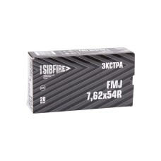 Патрон нарезной НПЗ калибр 7,62х54R FMJ ГЛ Томпак "Экстра" 11,85-13,05 гр. (в пачке 20 шт.)