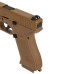 Пистолет пневматический Umarex Glock 19X калибр 4,5мм (метал, цвет песок, blowback, pellet)
