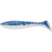Виброхвост Helios Slash 2,64"/6,7 см Blue Sparkles & White 10шт. (HS-19-026)