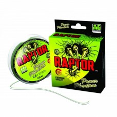 Шнур Power Phantom Raptor PE, 135м, зеленый fluo #1, 0,16мм, 10,9кг