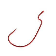 Крючок офсетный Owner 5109 Red №1/0 J-Light Hook (6шт.)