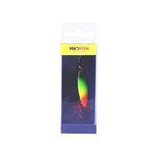 Блесна вращающаяся MADFISH Aglia Long №2, 7гр, цвет (Rainbow)