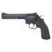 Пистолет пневматический S&W 586-6" (чёрный с чёрными резиновыми накладками)