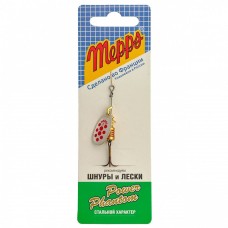 Блесна Mepps Aglia PTS 1 silver/red dots 3,5г