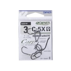 Крючок Owner № 53269/C-5X/ №3 (8шт.) CARP